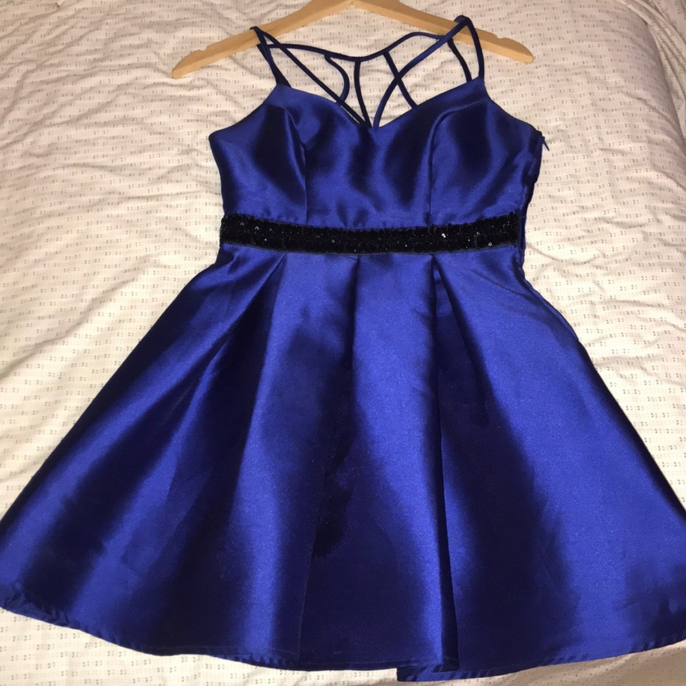 Royal Blue Homecoming Dress